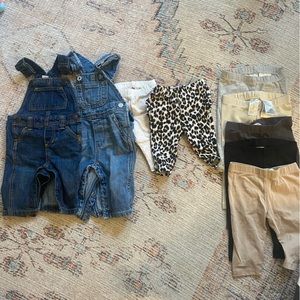 Overalls and leggings bundle